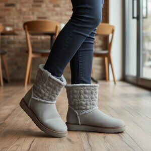 COACH Suede Ivy Boots